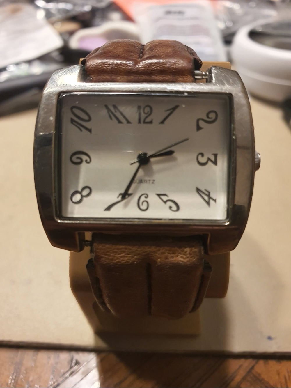 🦋10/$20🦋 Silver Leather Women's Watch